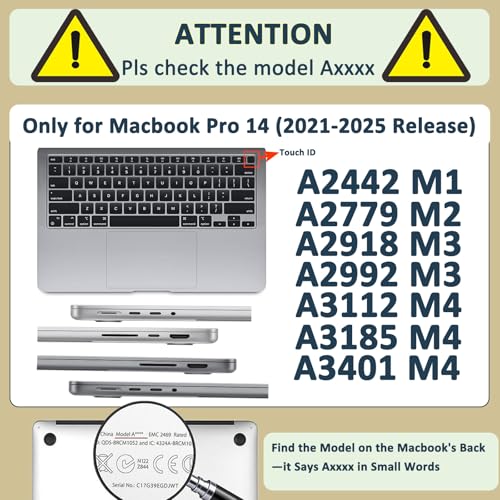 Évitez les rayures sur MacBook Pro 14 grâce à cette coque léopard - 2