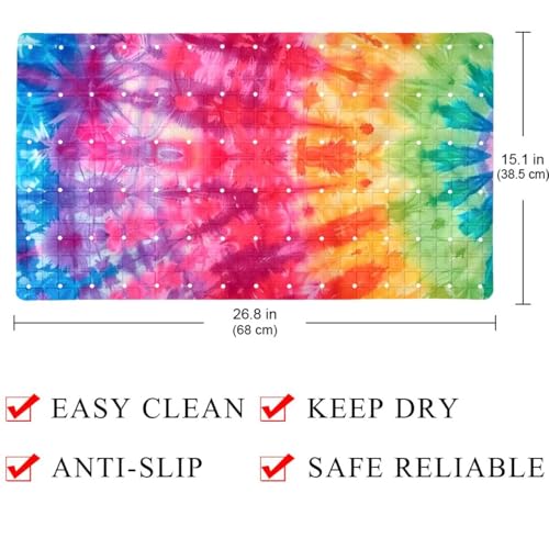 Tapis de bain antidérapant PVC extra long avec ventouses - 5