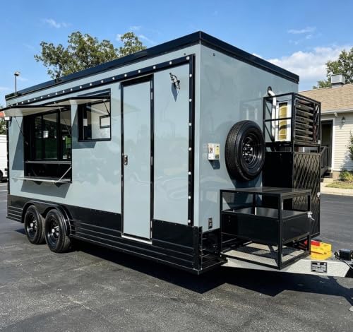 Fully Equipped Stainless Steel Food Trailer