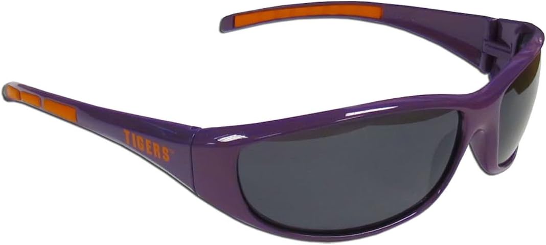Siskiyou Sports NCAA Clemson Tigers Wrap Sunglasses, Purple - Image 2