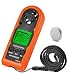 INFURIDER Anemómetro Termómetro Digital, YF-818 Viento Medidor de Volumen, Medición Velocidad del Viento & Temperatura, con Retroiluminación, MAX/AVG, Wind Chill pour la voile, le tir