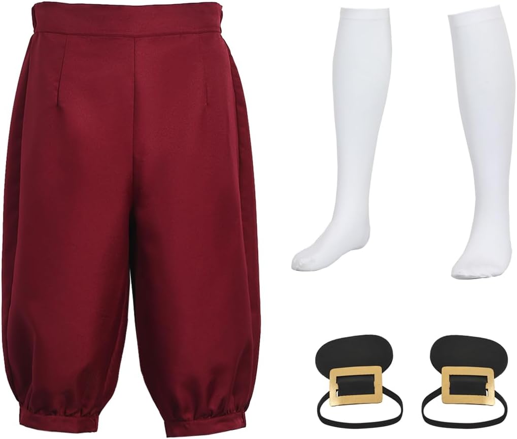 Victorian Century Colonial Costume Set for Men Renaissance Pirate Halloween and Victorian Styles - Image 2