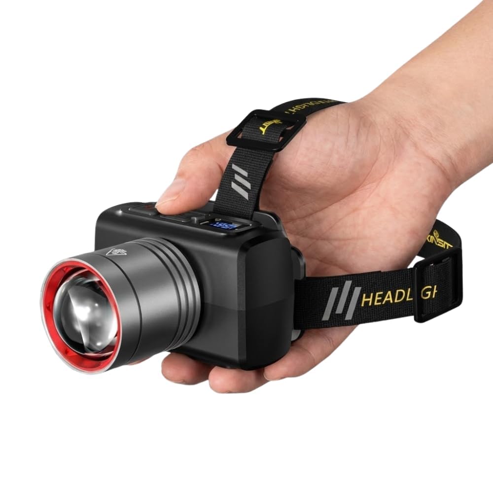 Drumstone (𝐁𝐞𝐬𝐭 𝐂𝐡𝐨𝐢𝐜𝐞 LED Headlamp with Sensor,USB Rechargeable Head Torch, Multi Lighting Modes, Water-Resistant Headlight for Camping,𝟏𝟓 𝐘𝐞𝐚𝐫𝐬 𝐖𝐚𝐫𝐫𝐚𝐧𝐭𝐲-picture-14