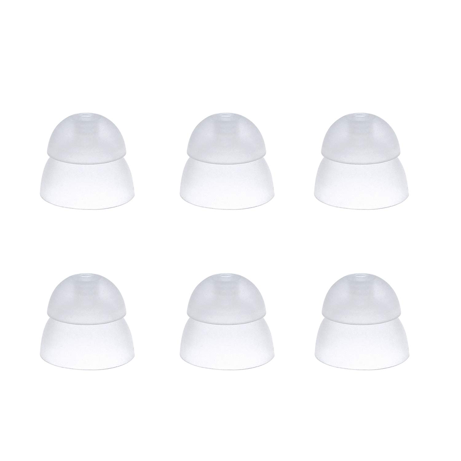 BLJ Hearing Amplifier 6pcs Ear Buds Domes, Double Layer Design, Only for BLJ Hearing Amplifier (M Size)