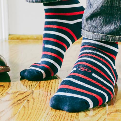 Pierre Henry Over the Calf Socks for Men (3 pairs) | Cotton Over the Calf Dress Socks | Long Socks Designed to Stay up 12+ hr3