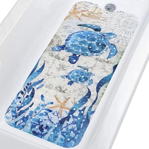 Topotdor Kids Non-Slip Bathtub Mat Cover