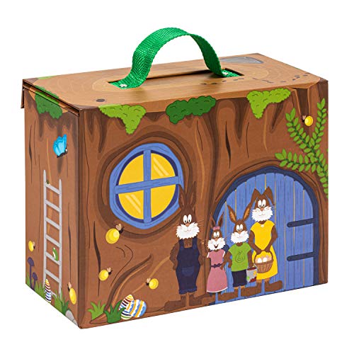 yoamo Osterkalender mit Spielkoffer mit 16 Holzfiguren & Osterhasengeschichte zum Vorlesen – Bild 6