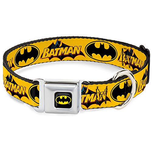 Buckle-Down BMC Batman schwarz/gelb Hund Halsband