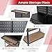 IRONMAX Workbench with Drawers, 32’’ Heavy Duty Workstation Organizer with 14 PCS Hanging Kits, 2 Storage Shelves & Long Drawer, Work Bench Table for Garage, Home, Workshop, Auto Shop, Basement