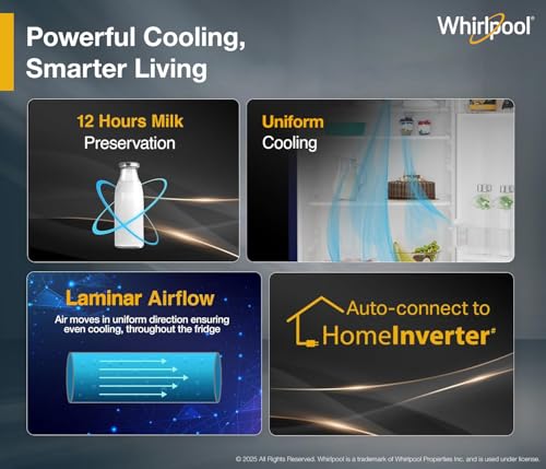 Image of Whirlpool 192 L 4 Star Icemagic Powercool Direct-Cool Single Door Refrigerator (215 IMPC PRM 4S SAPPHIRE MULIA-Z)