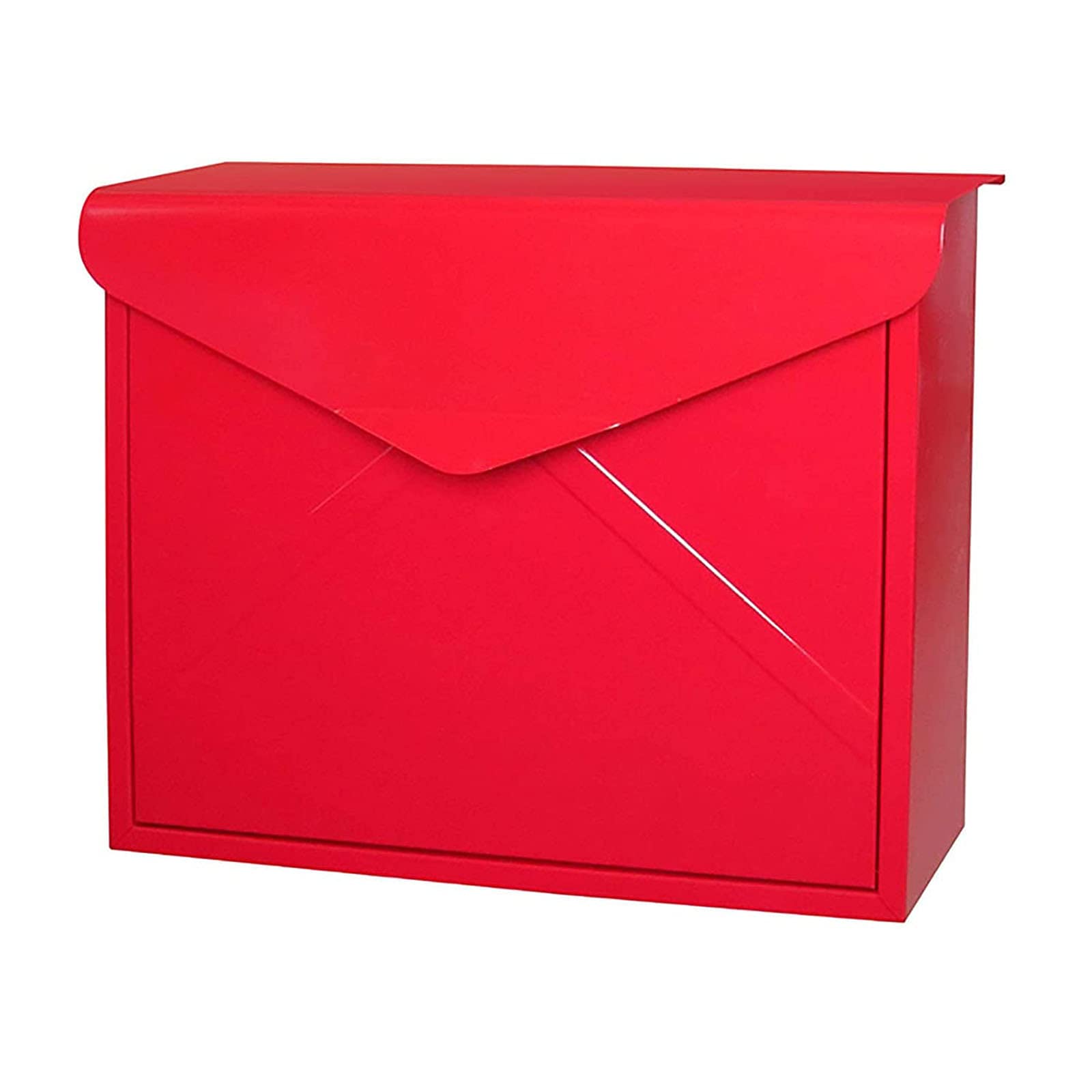 Cassetta postale a parete, cassette postali LetterBox Parcel Drop Box Outdoor Impermeabile Bloccabile Cassaforte Cabina di consegna sicura - con 2 tasti