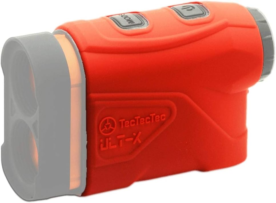 TecTecTec Protective Silicone Cover Compatible with ULT-X Rangefinder, Ultra Soft Golf Accessories, Durable Case for Golf Laser Finder Devices - Red
