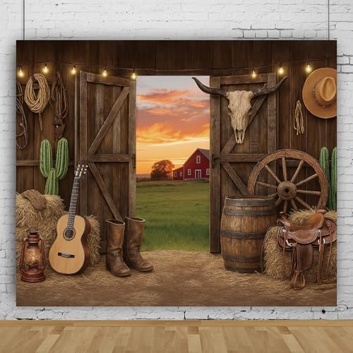 Fondo fotográfico 10x8 pies Western Cowboy miniatura 4