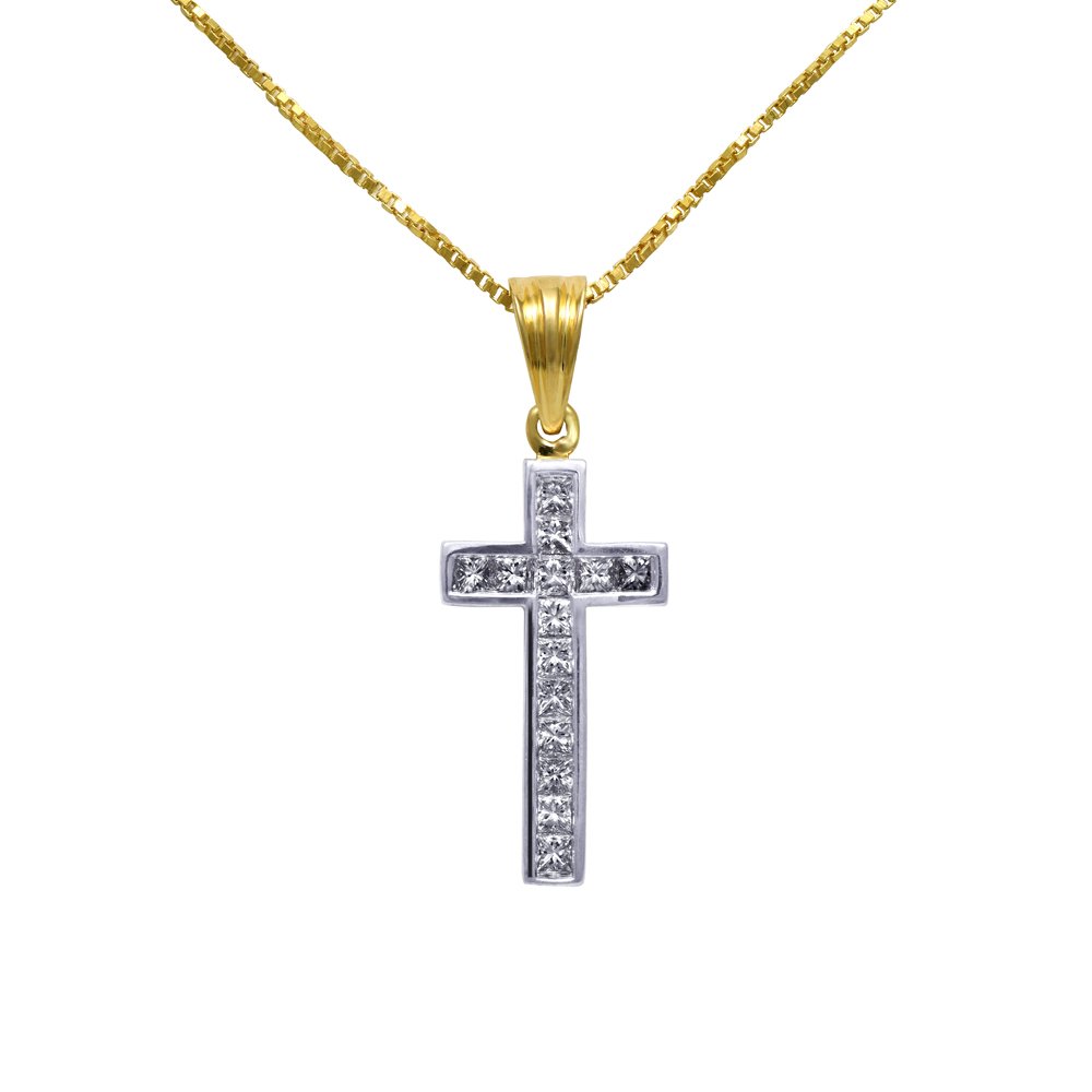 Pride Diamond Collections 18k Yellow Gold and Diamond Pendant-image-48