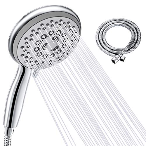 Alcachofa Ducha Con Manguera,Autolimpiante Universal de Alta Presión,Nunca Obstruya Los Cabezales Ducha Con Función de 5 Modos,Ahorro Agua/Apto Para Todos Los Tipos de Ducha
