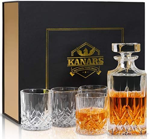 farewell gift for retiring boss KANARS whiskey decanter set in unique gift box