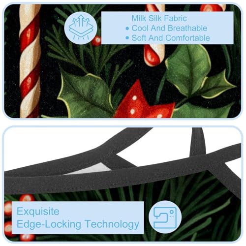 4 Pack Christmas Crutch Neck Gaiter, Cooling Breathable Face Mask UV Protection Scarf Hiking Bandana for Men/Women4