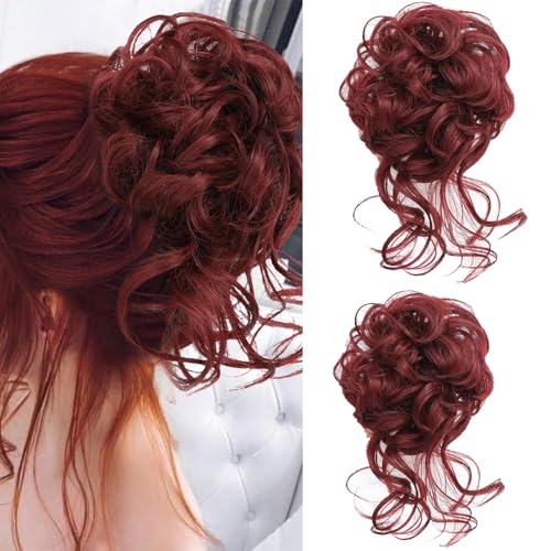 dutt haarteil rot,haarteile mit gummiband haardutt haargummi mit...