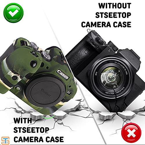 Funda para cámara Canon R6 R6II de silicona protectora miniatura 4