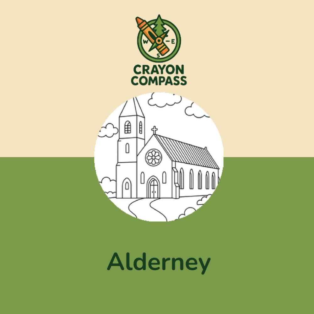 Crayon Compass - Alderney