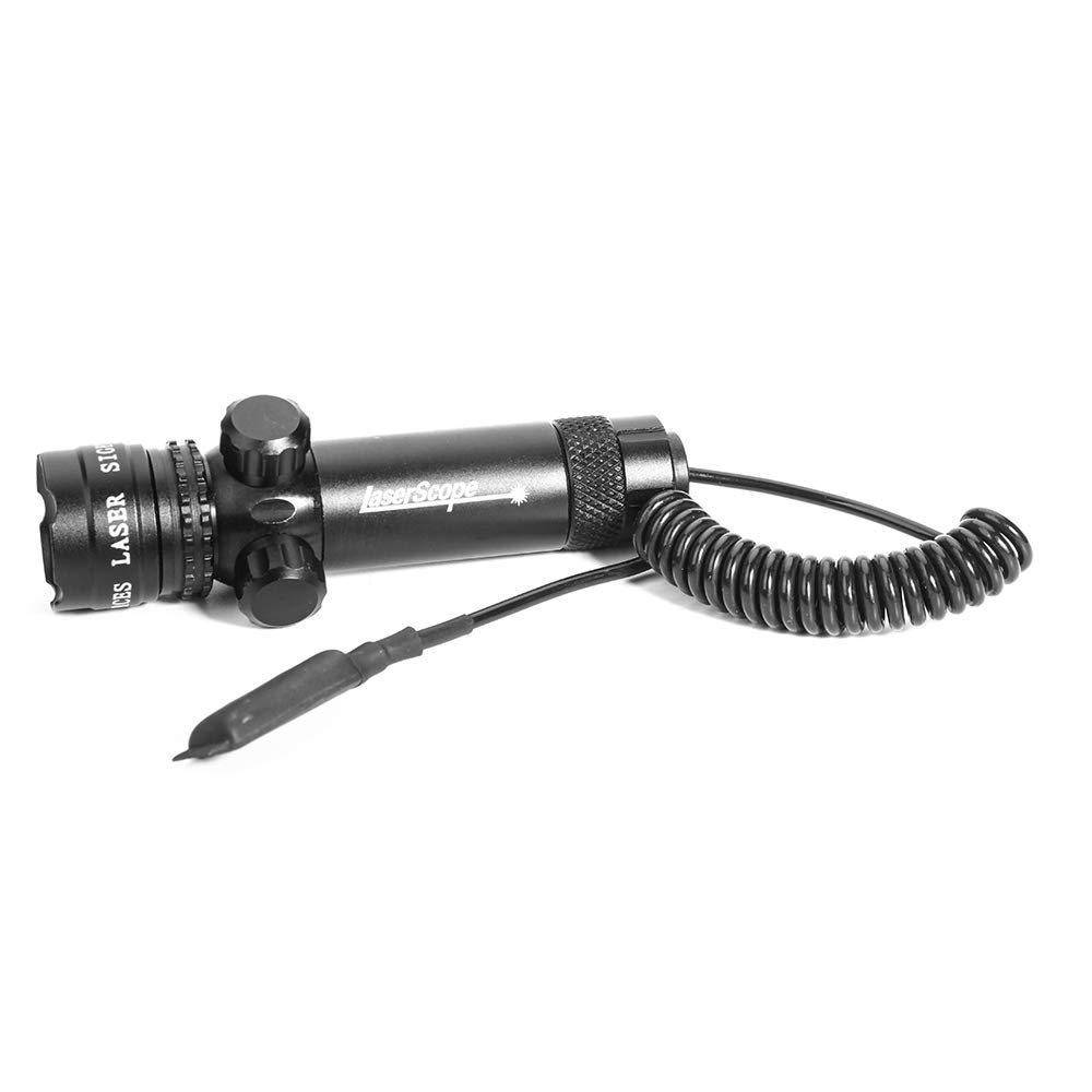 Mirini Green DOT Laser Mirino Mirini da Caccia 20mm Airsoftsport Rail & Barrel Pressure Switch Mount