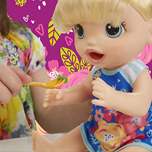 Brinquedo Boneca Baby Alive Festa das Massas Loira - Com acessórios e comidinha - E3694 - Hasbro