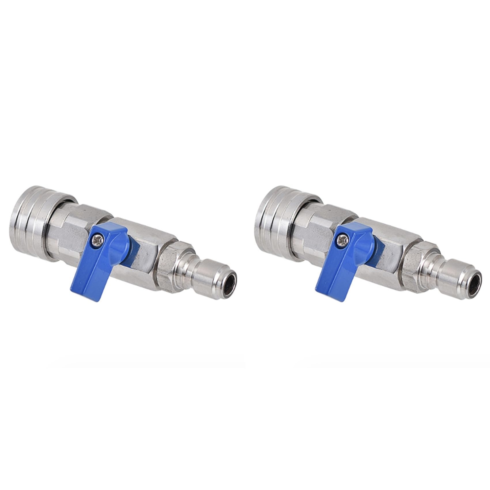 Ctrlzs 2X High Pressure Washer Ball Valve Kit 3/8 Npt Quick Connector 4500 Psi For Power Washer Hose