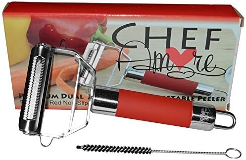 Zoodles Maker | Julienne Peeler Slicer For Vegetables Potato Carrot Butternut Squash Zucchini Noodle Fruit Cheese | Kitchen Veggie Pealer and Zoodler With Comfortable Handle To Julienne Vegetables