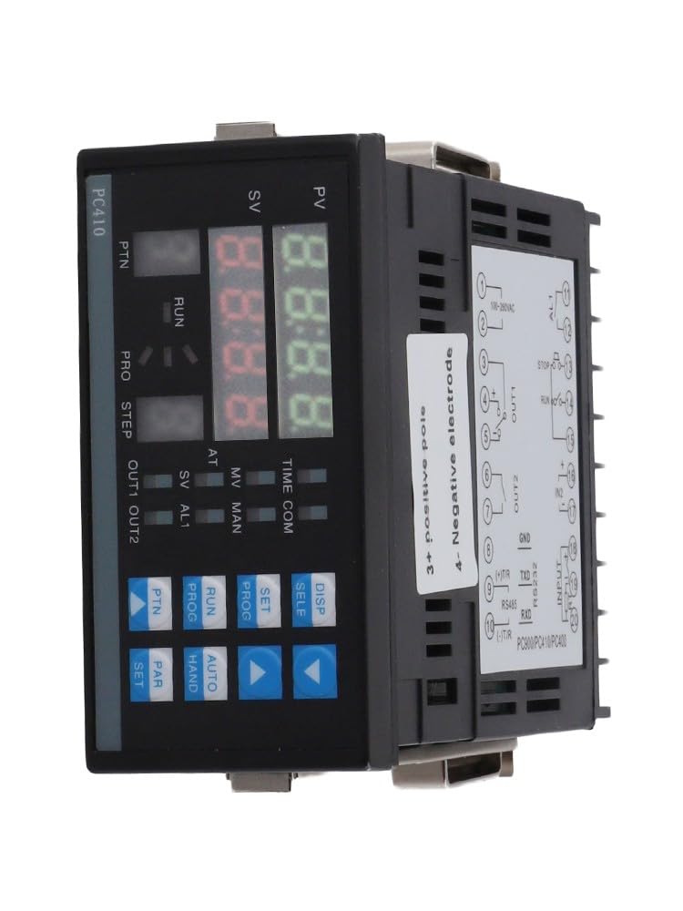 Controlador de temperatura digital PC410 para estación de retrabajo BGA, termostato PID con RS232, 10 curvas 8 segmentos, entrada de termopar tipo K, salida de relé de estado sólido