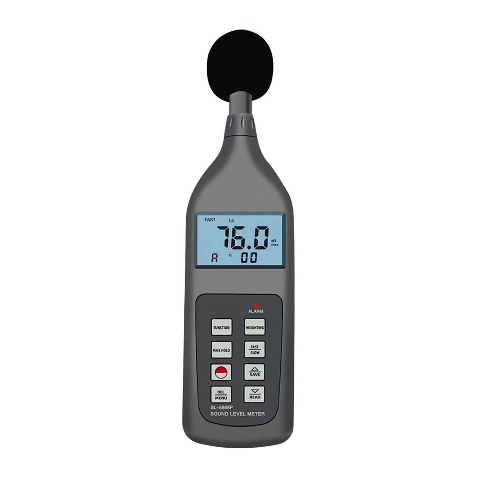 Fonometro Digitale Fonometro Decibel Meter con Funzione di Memoria Multifunzionale Tester del Livello di Rumore Decibel