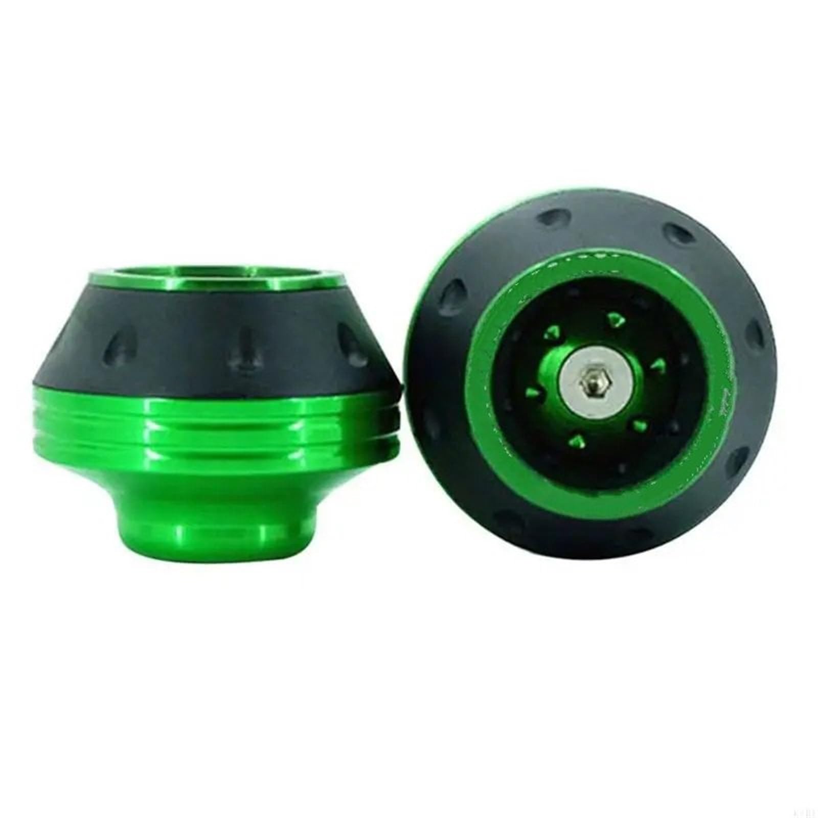 ZHAUPMCB Frame Sliders Motorcycle Aluminum Wheel Crash Protector Front Fork Frame Sliders Falling Crash Pad Crash Pads(Green)