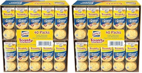 Real Toasty Amazon.com: Lance Toasty Crackers, Real Peanut Butter, 51.5 Ounce (Pack ...