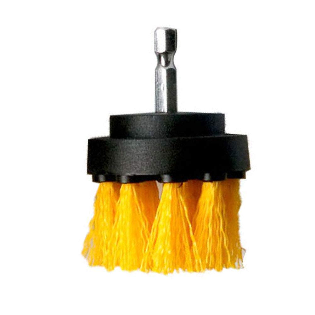 nulala Drill brush attachment, drill brush and scrubbing pad, power scrubber brush for cleaning car baths, grout, floor tray, shower, tile corners, kitchen.
