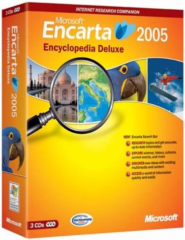 Microsoft Encarta Deluxe 2005 [OLD VERSION]