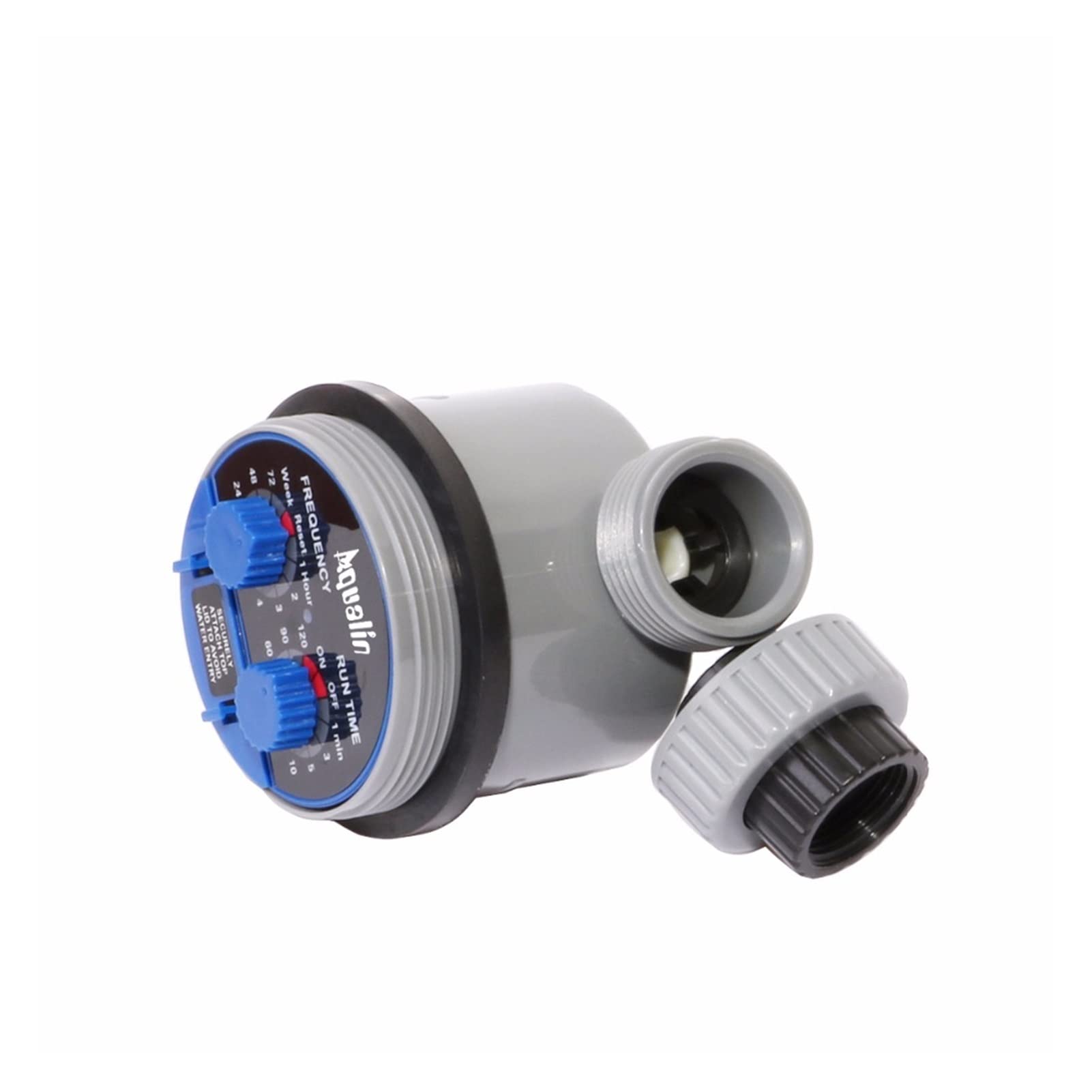 Válvula de Agua Inteligente apagada 2 Piezas válvula de Bola Inteligente Temporizador de riego jardín electrónico automático para riego Utilizado en el jardín, Control Remoto WiFi de Patio