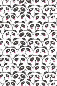 Paperback Notebook With Panda: Notebook Funny Cover Panda Composition Notebook 6x9 [Large Print] Book
