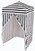 Impact Canopy 4' x 4' Pop-Up Changing Dressing Room, Portable Privacy Cabana, Navy Blue/White