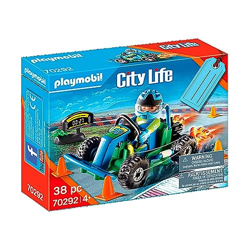 Playmobil Set Cadeau Pilote de Kart