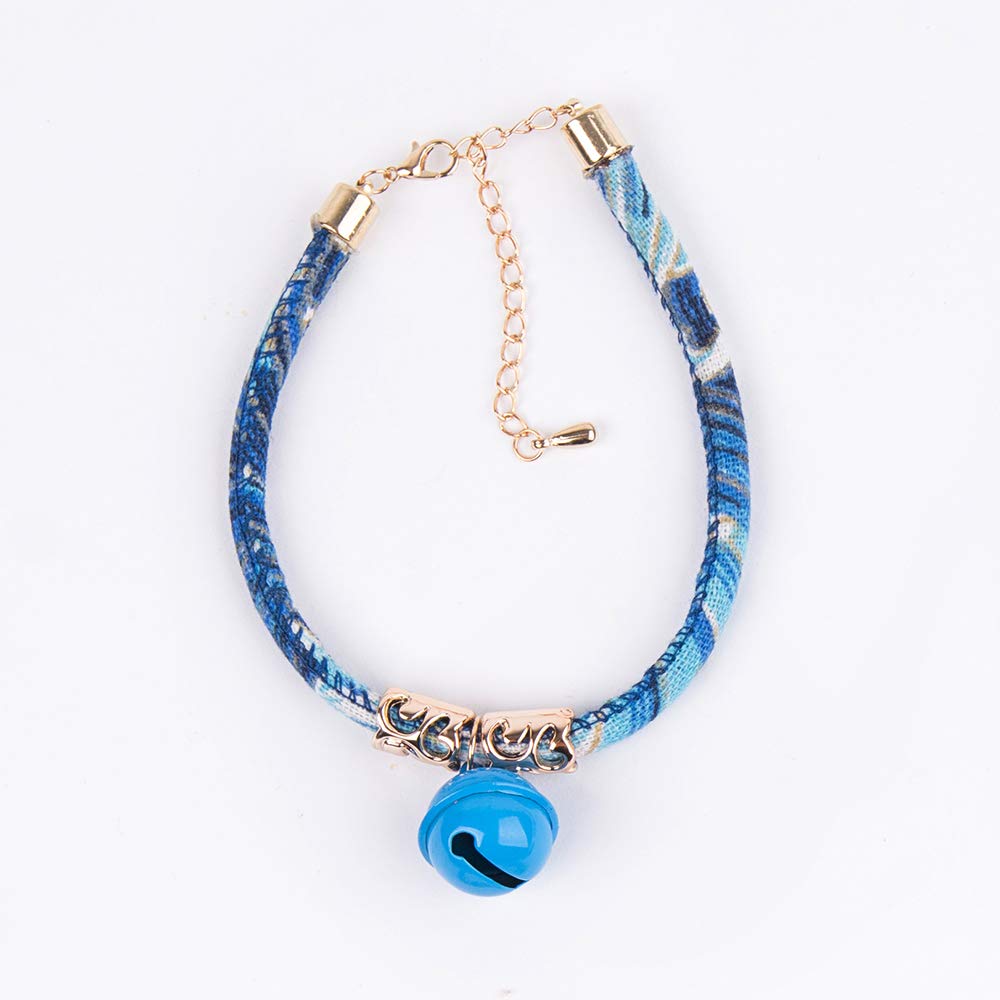 Cat Collar,Cat Collar with Bell,Retro-Style Cat Neck Ring with Bell