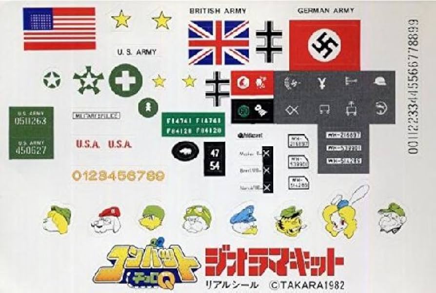 Amazon.co.jp: コンバットチョロQ ジオラマキット 2 連合軍セット