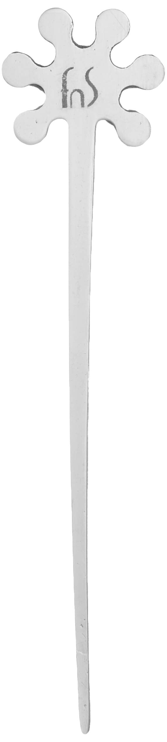 FnS Stainless Steel Fruit Pick with Stand, 2-Piece, Silver