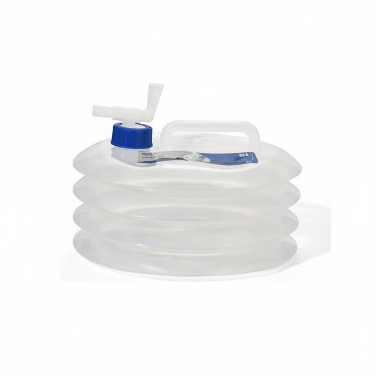 Lightweight Water Container with Faucet Reusable Foldable Water Container Leak-Proof Camping Equipment Spigot for Outdoor, Road Trip, 5L-image-47