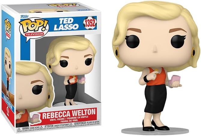 Funko Ted Lasso + Protector Pop! Figura de vinilo para televisión (incluye caja protectora ToyBop y estuche coleccionista) (Rebecca Welton)