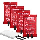 COTOUXKER Fire Blanket for Kitchen, Emergency Fire Blanket for Home, Camping Car Office Warehouse Emergency Survival Safety- Convenience and Easy to Use