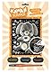 MAMMUT 8261622 - Artfoil, Kratzbild, Tiermotiv, KAWAII Hund, gold, Komplettset mit Kratzbild, Kratzmesser und Anleitung, Scraper, Scratch, glänzend, Kratzset für Kinder ab 8 Jahre