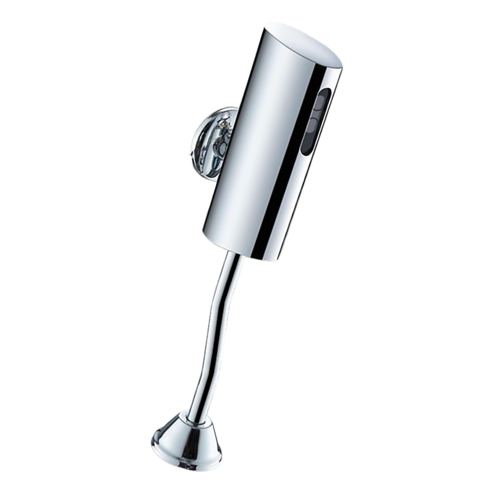 Mekalero Bright Silver Automatic Sensors Urinal Flush Adapter Water Saving Smarted Sensors Quiet Operations For Public Restrooms Contactless Flush Adapter