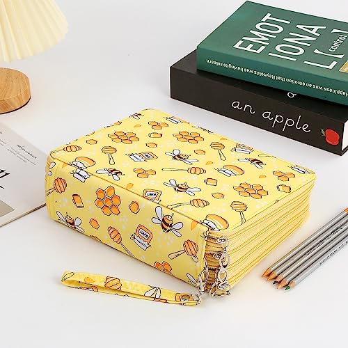 Image of 184 Slots Pencil Case Organizer w /Removal Handle Strap