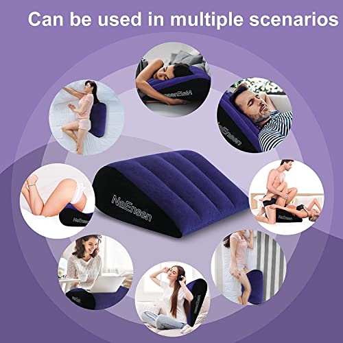Sex Toys Adult Toys Pillow Position Cushion Triangle Inflatable Furniture Couples Toy Positioning for Deeper Position Support Pillow Men Women for Couples - Image 6