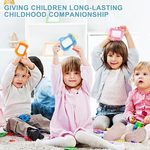 Chingcoo Mini Maltafel Zaubertafel, 18PCS Mini Zaubertafel Kinder, Magnetische Maltafel, Mitgebsel Kindergeburtstag Schlüsselanhänger Kinder