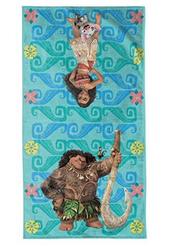 Image of Disney Moana Cotton Bath Towel /Washcloth Set